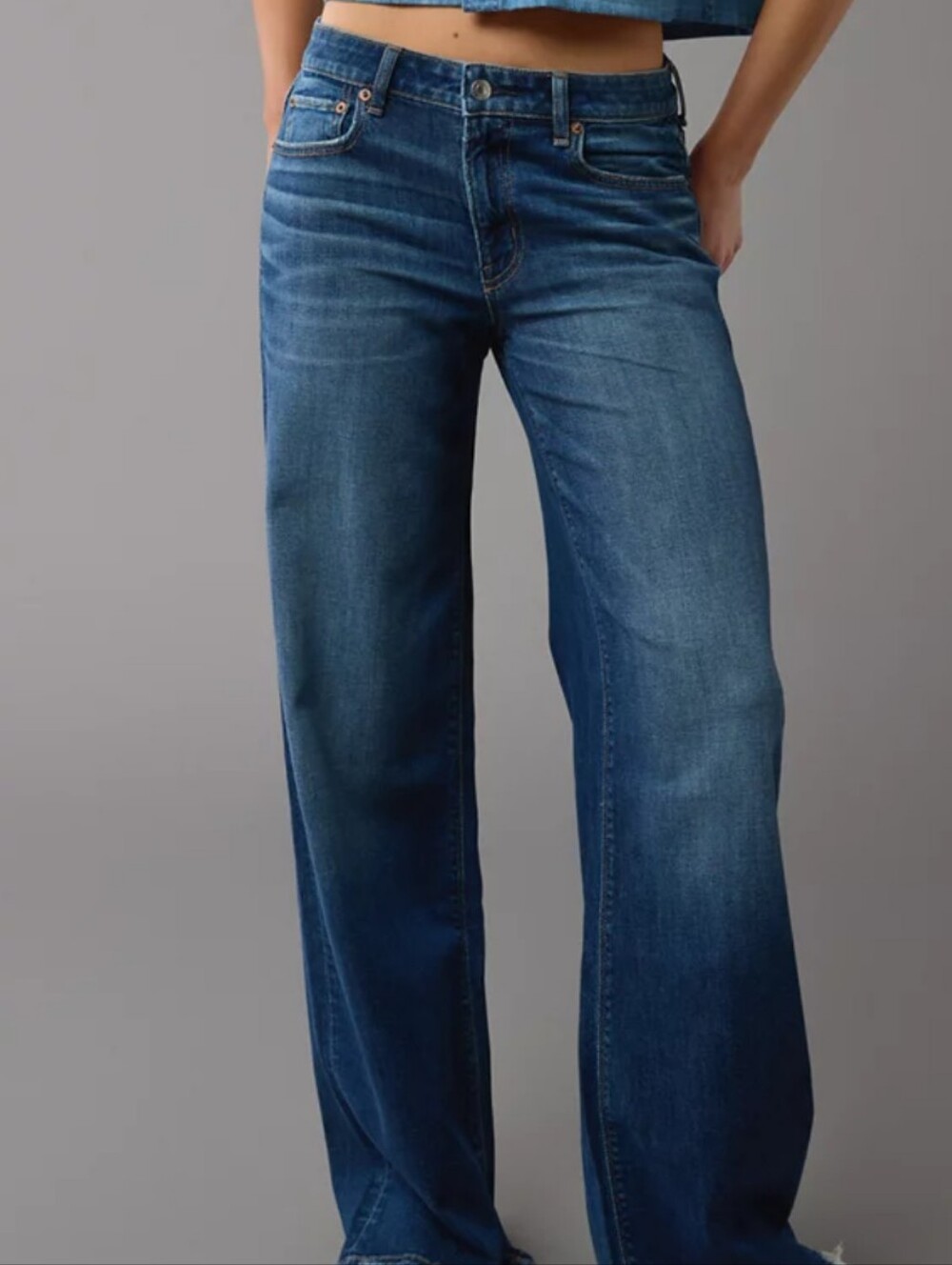 Wide Leg American Eagle Jeans Like New